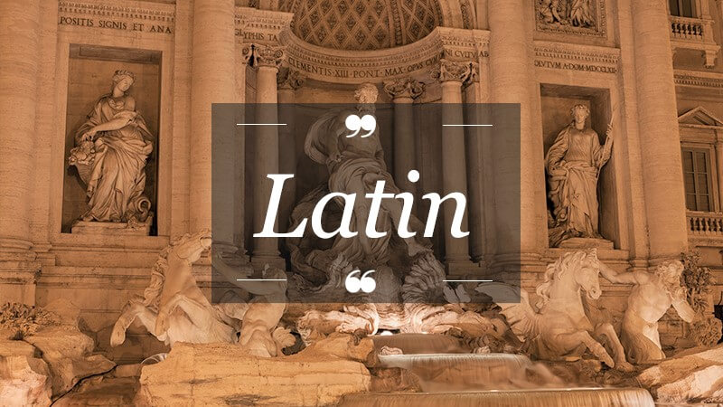 Asal Bahasa - Latin