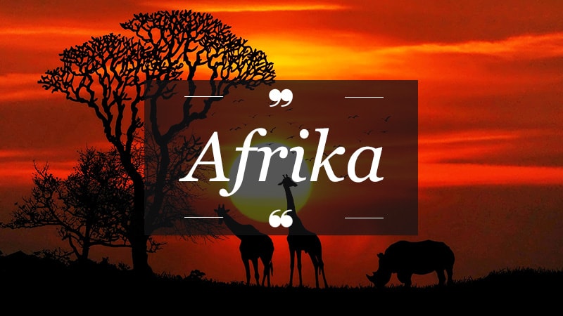Asal Bahasa - Afrika