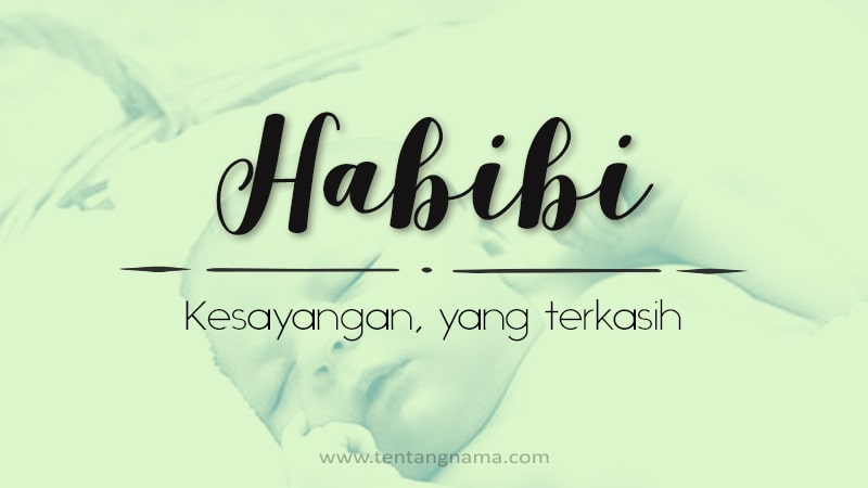 Arti Nama Habibi - Habibi