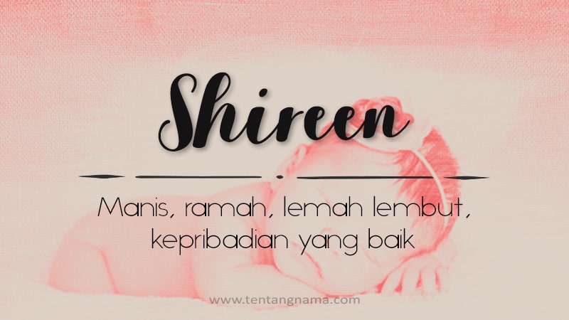 Arti Nama Shireen - Shireen