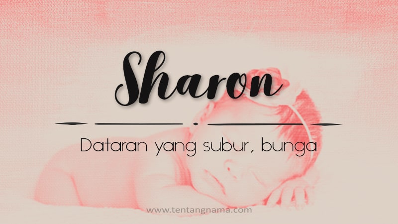 Arti Nama Sharon - Sharon
