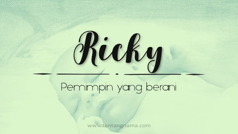 Arti Nama Ricky - Ricky