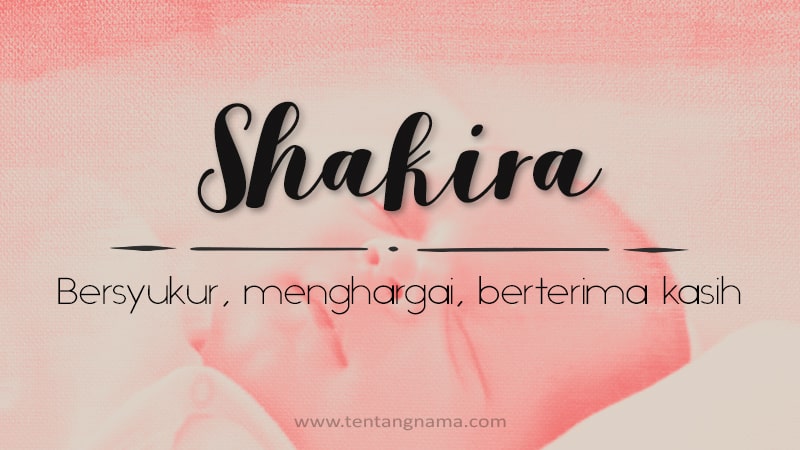 Arti Nama Shakira - Shakira