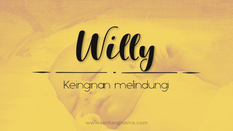Arti Nama Willy - Willy
